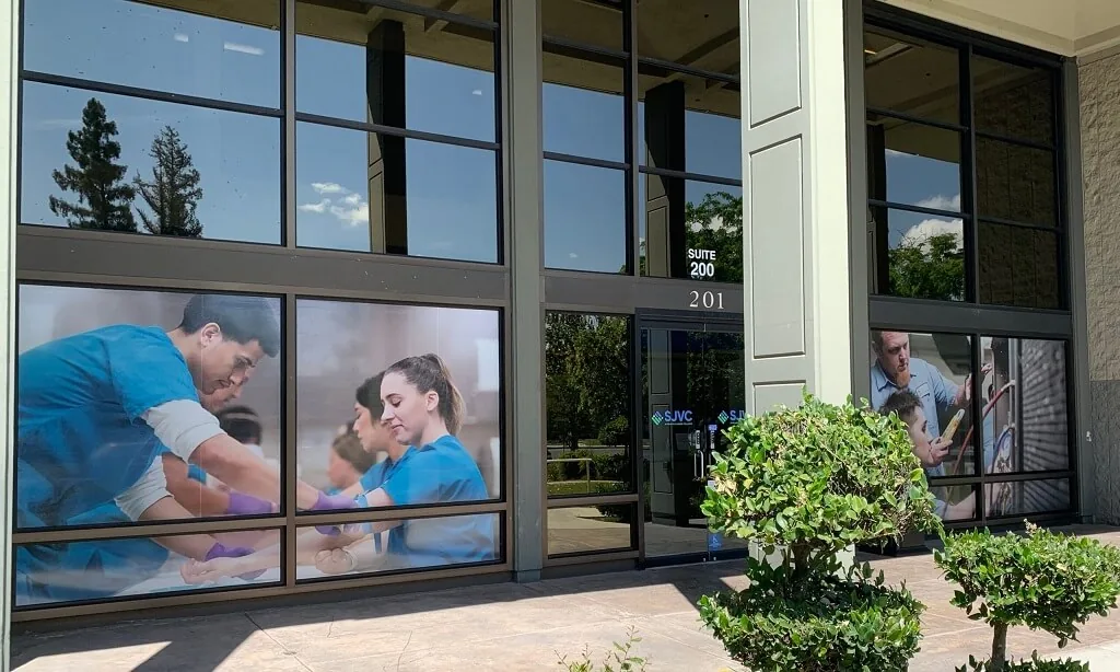 Healthcare storefront graphics